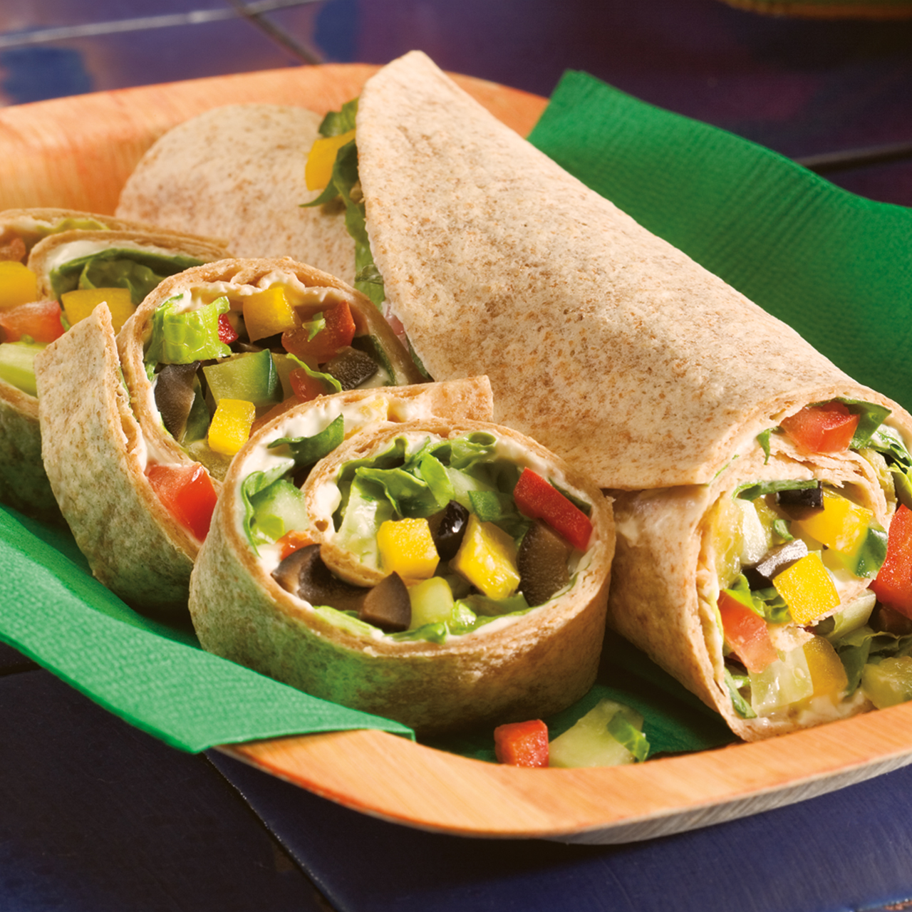 Veggie Tortilla Roll-Ups