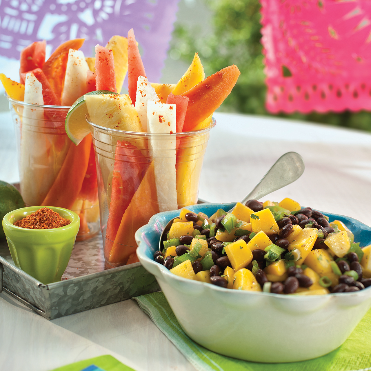 Ensalada de Mango y Frijol Negro